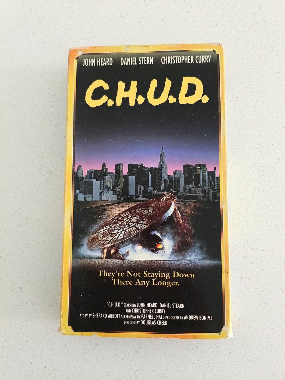 VTG 1992 C.H.U.D. VHS Star Maker Entertainment Cult Creature Horror Tape